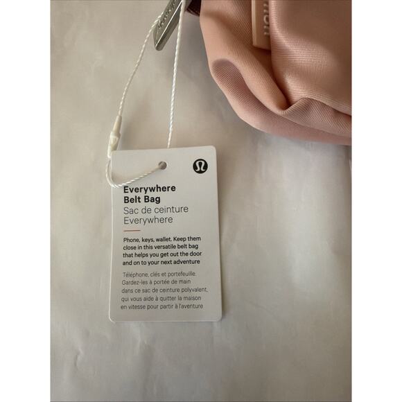 Lululemon Everywhere Belt Bag 1L Pink Crossbody Waist Belt Bag 2025 NWT - Picture 6 of 8